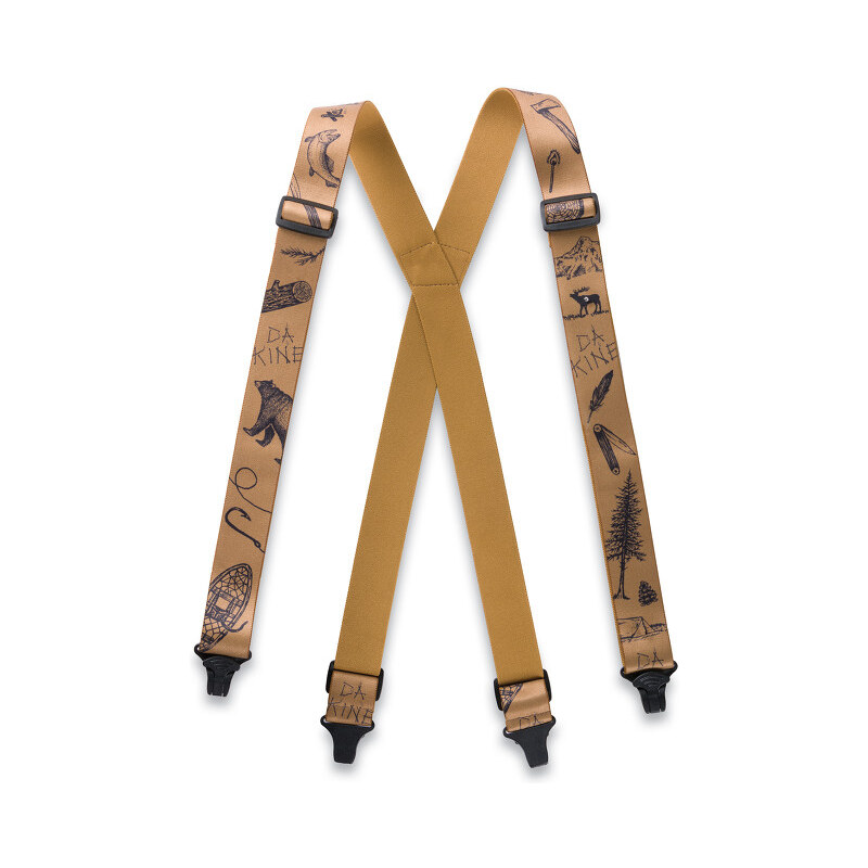 Dakine Pánské šle Holdem Suspenders Northwoods/Buckskin 10000795-W17