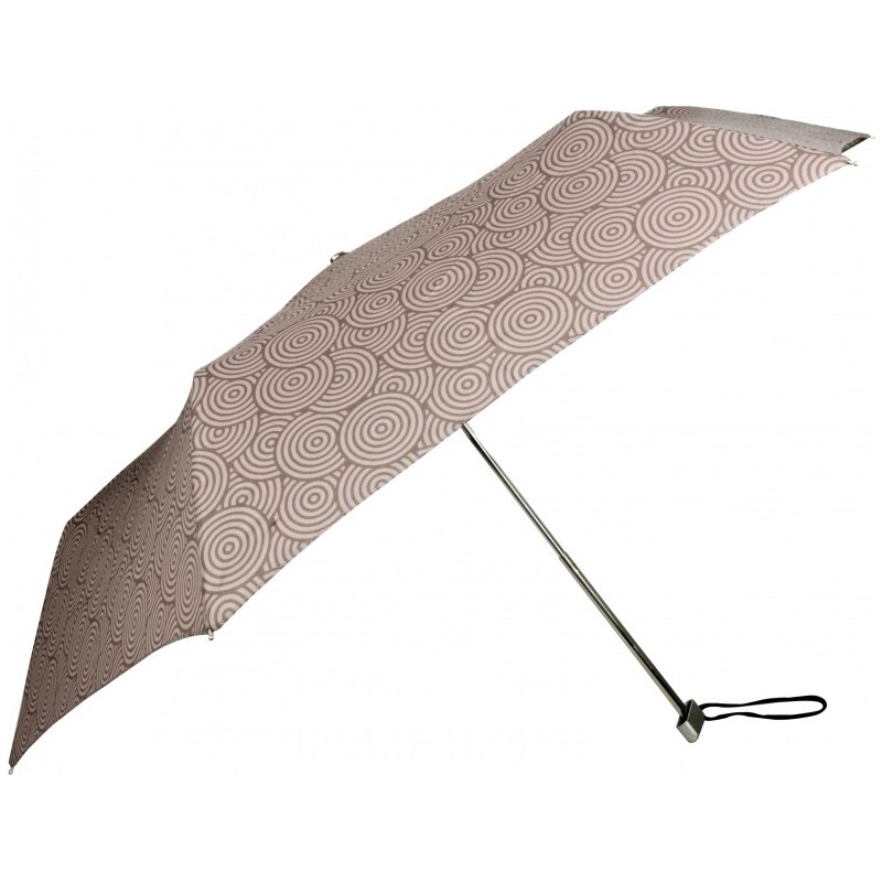 Doppler Dámský skládací mechanický deštník Gloria Mini Slim - hnědý 722651G-1