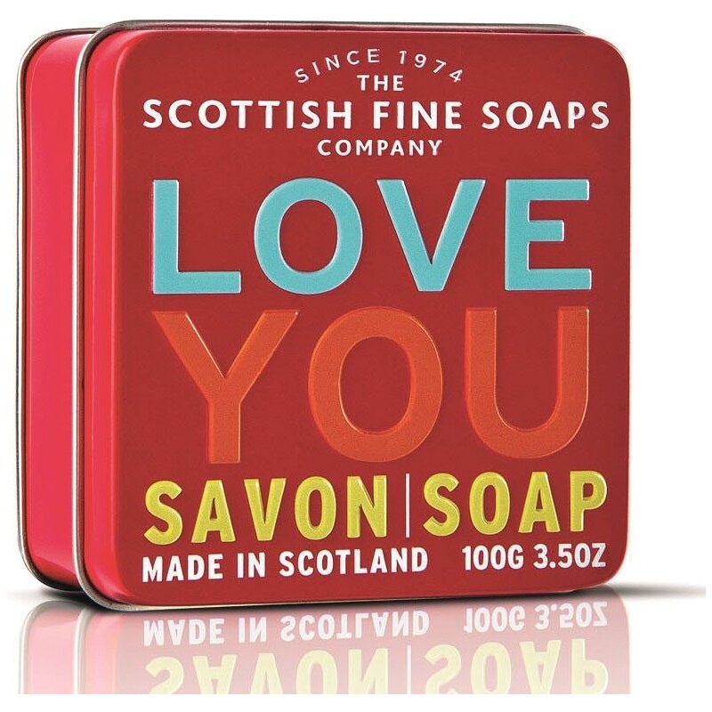 SCOTTISH FINE SOAPS Mýdlo v plechové krabičce - Miluji Tě