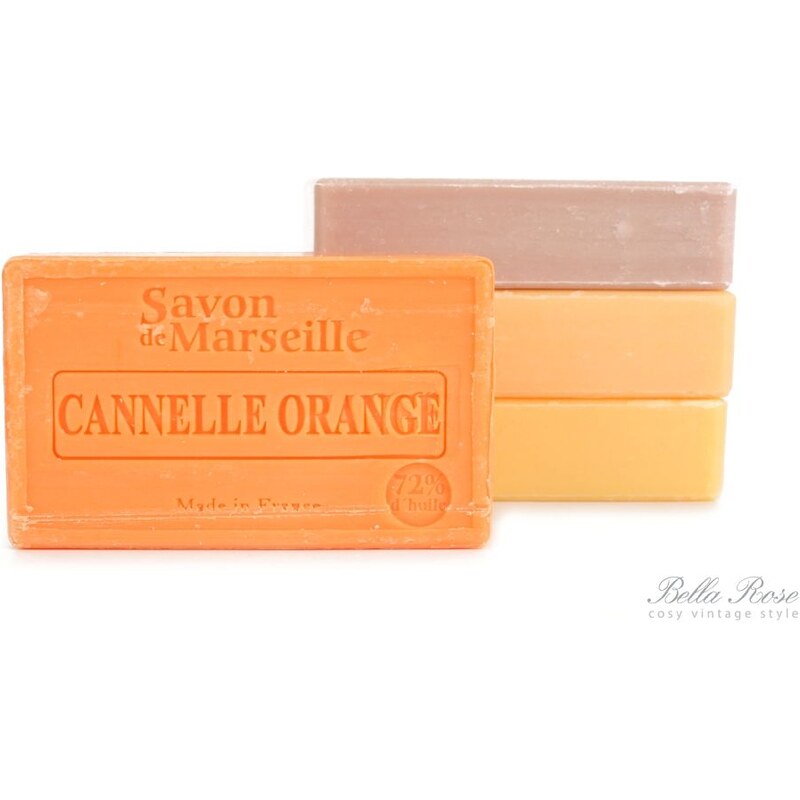 Le Chatelard Marseillské mýdlo 100 g - skořice a pomeranč