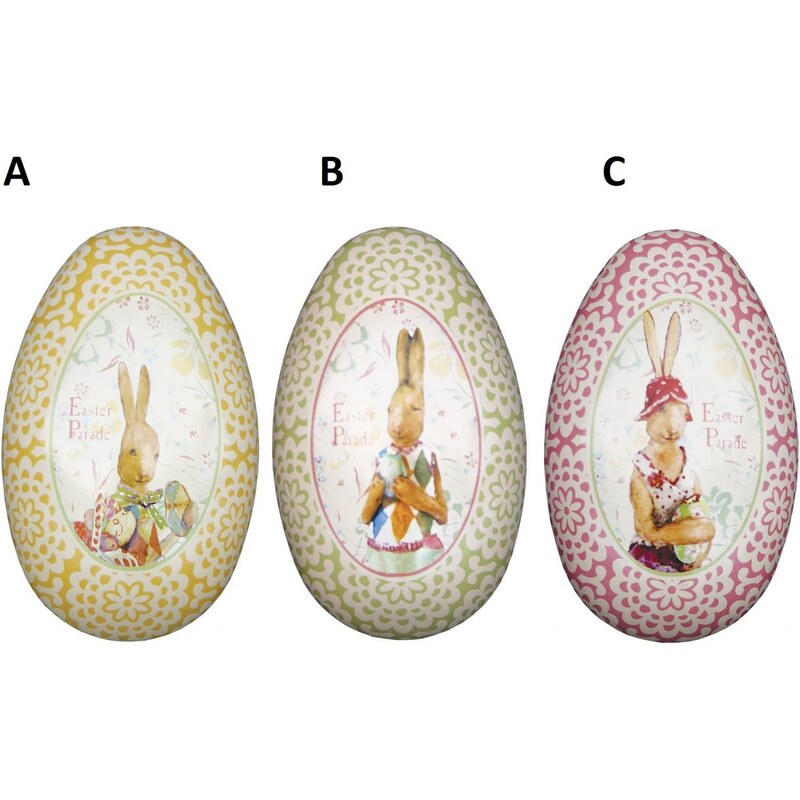 Maileg Plechová velikonoční vajíčka A - žluté