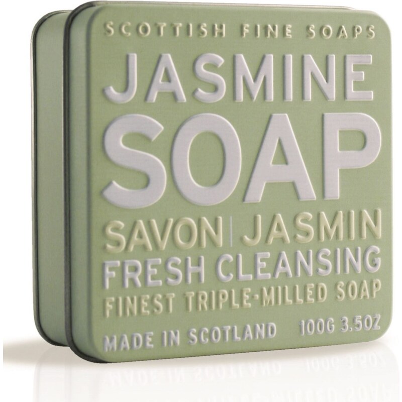 SCOTTISH FINE SOAPS Dárkové mýdlo v plechovce - jasmín