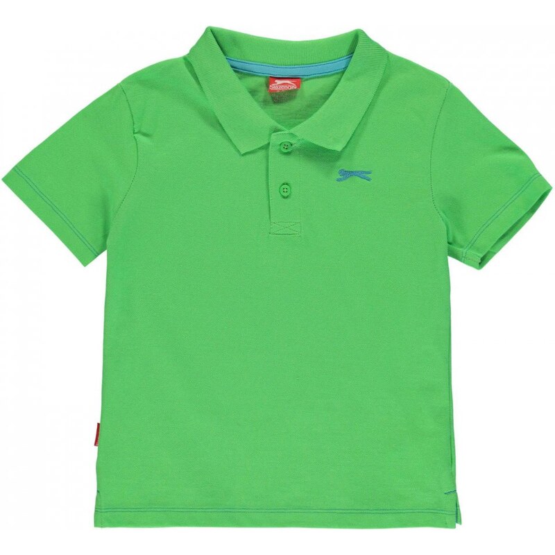 Slazenger Plain Polo Shirt Infant Boys, green