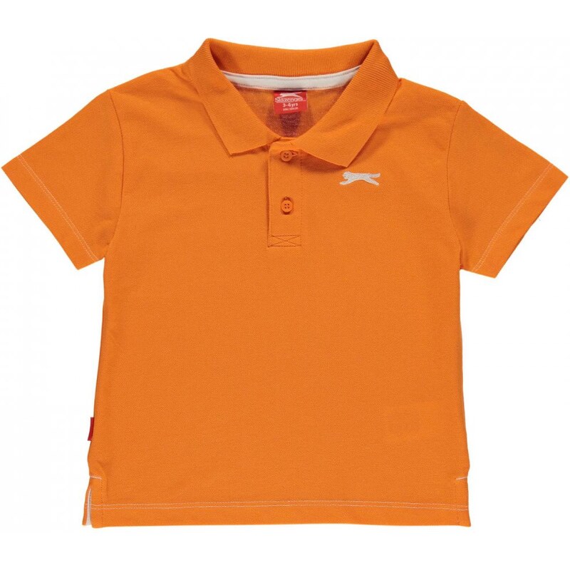 Slazenger Plain Polo Shirt Infant Boys, orange