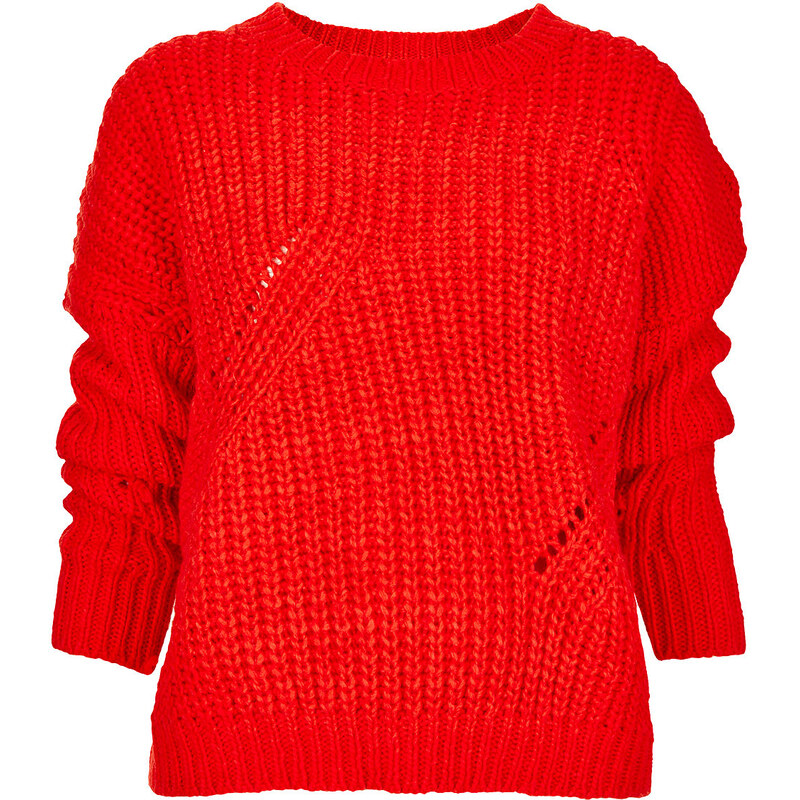 Topshop Knitted Moving Rib Jumper