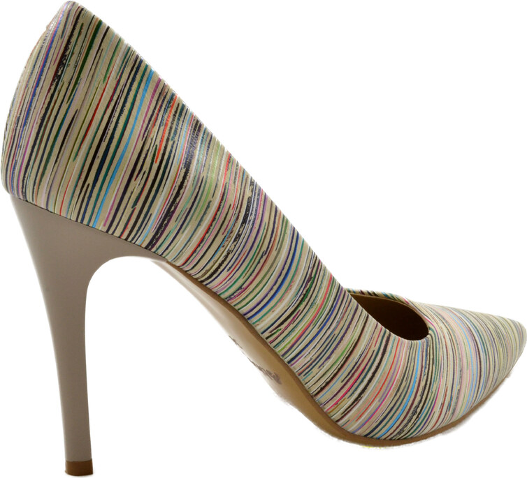 Arka Dámské kožené barevné lodičky