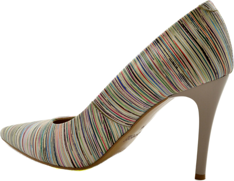 Arka Dámské kožené barevné lodičky