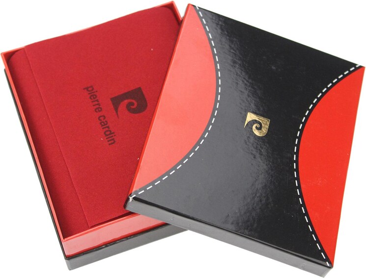 Pánská kožená peněženka Pierre Cardin TILAK37 326 RFID černá / vínová