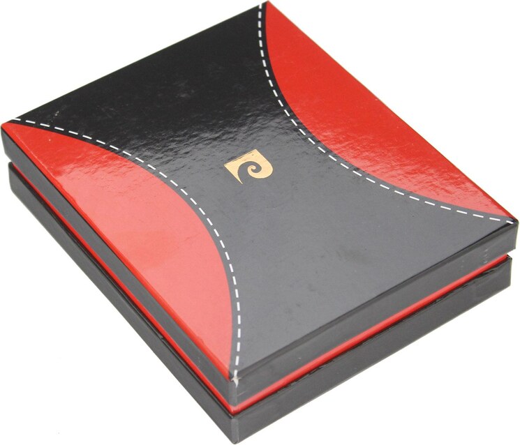 Pánská kožená peněženka Pierre Cardin TILAK37 326 RFID černá / vínová