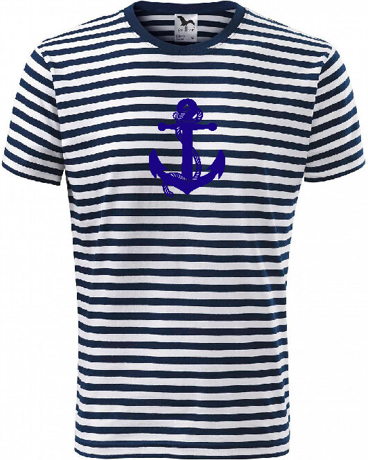 trend-design.cz NÁMOŘNICKÉ TRIČKO S KOTVOU