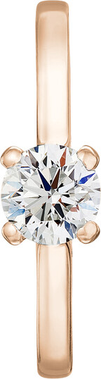 Tiami Prsten z růžového zlata s diamantem Grace (0,23 ct)