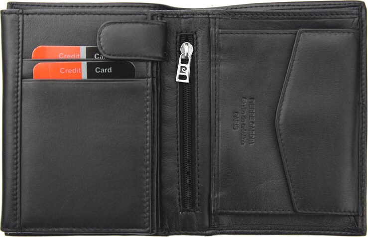 Pánská kožená peněženka Pierre Cardin TILAK37 326 RFID černá / vínová