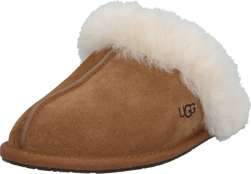 UGG Pantofle 'SCUFFETTE II' krémová / světle hnědá / černá