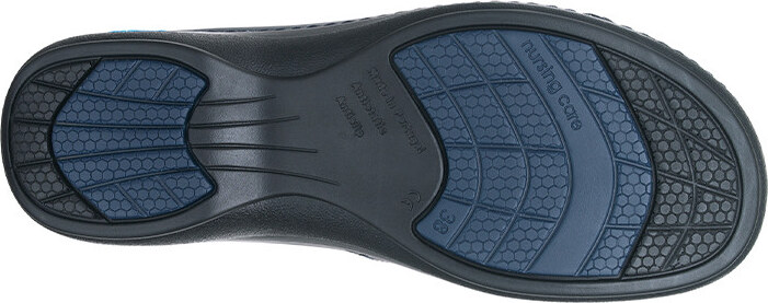 Nursing Care BERLIM WG4AP03 pracovní kožená pratelná obuv s certifikací unisex s páskem tmavě modrá