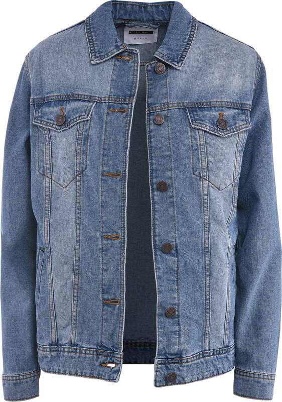 PRODLOUŽENÁ DENIM BUNDA Noisy May