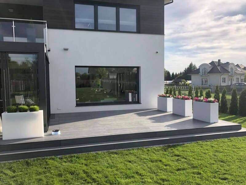 Osvetleni.com Květináč Monumo LONGERINO Barva: Antracit, Odvod vody: Ano