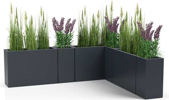 Osvetleni.com Květináč Monumo LONGERINO Barva: Antracit, Odvod vody: Ano