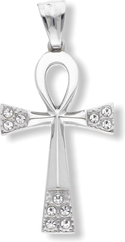 Ewena Ocelový kříž z chirurgické oceli KT231