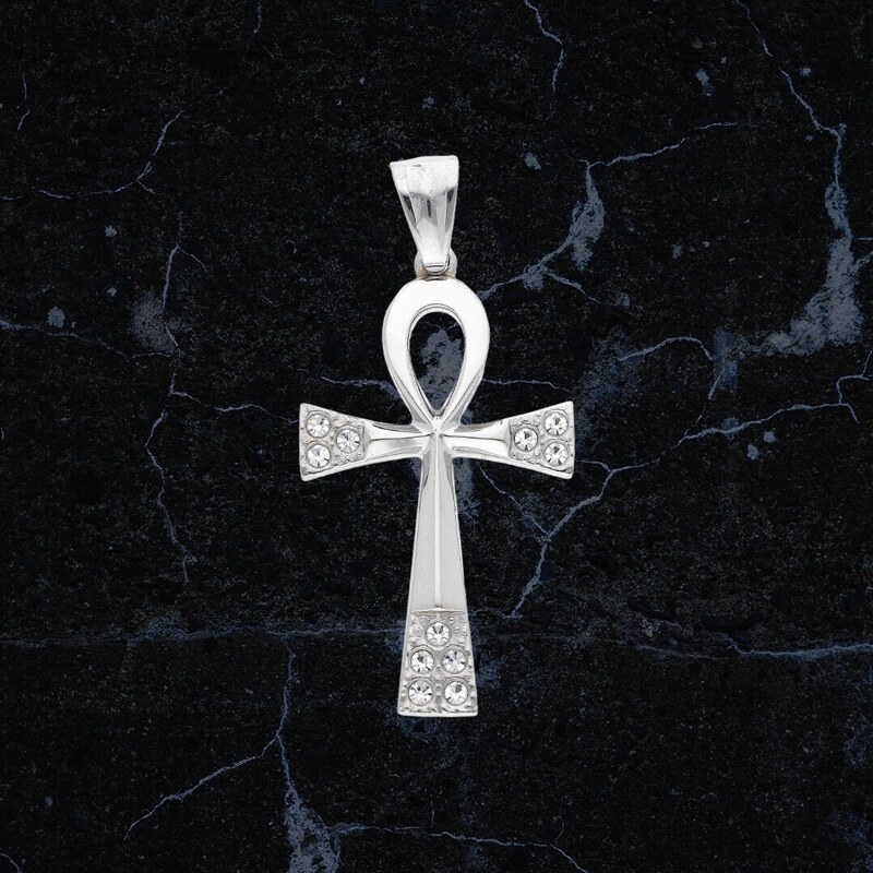 Ewena Ocelový kříž z chirurgické oceli KT231