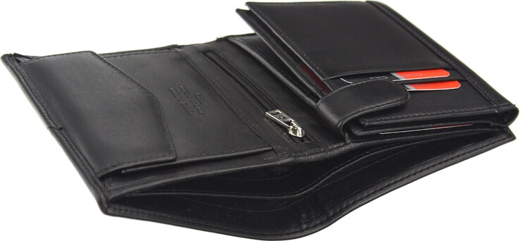 Pánská kožená peněženka Pierre Cardin TILAK37 326 RFID černá / vínová