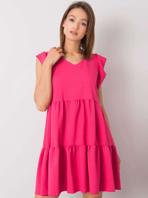 RUE PARIS Dress-WN-SK-704.83-dark pink