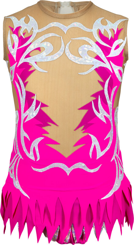 VFstyle Gymnastický dres Luisa růžový