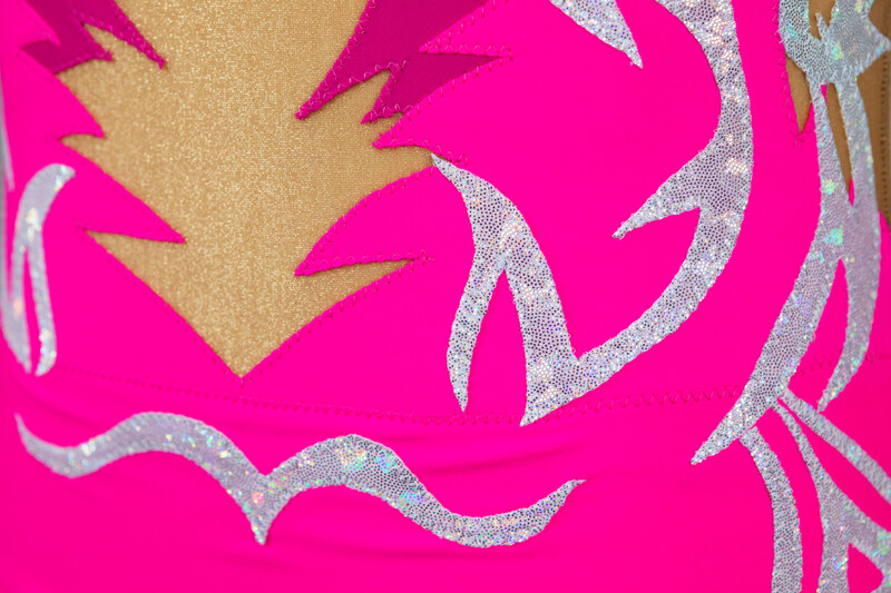 VFstyle Gymnastický dres Luisa růžový