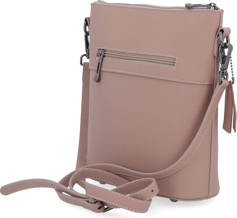 Kožená kabelka crossbody Noelia Bolger tělová NB 0041 N