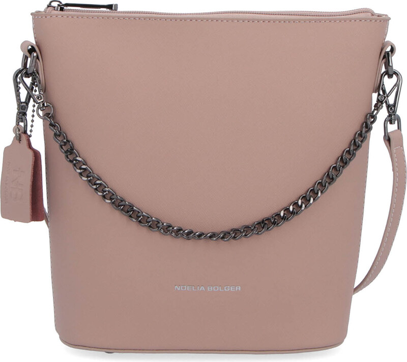 Kožená kabelka crossbody Noelia Bolger tělová NB 0041 N