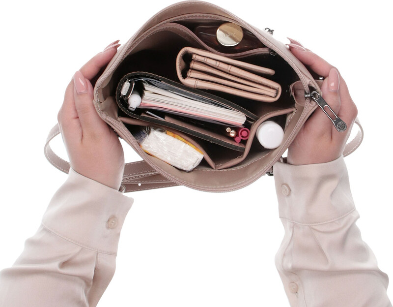 Kožená kabelka crossbody Noelia Bolger tělová NB 0041 N