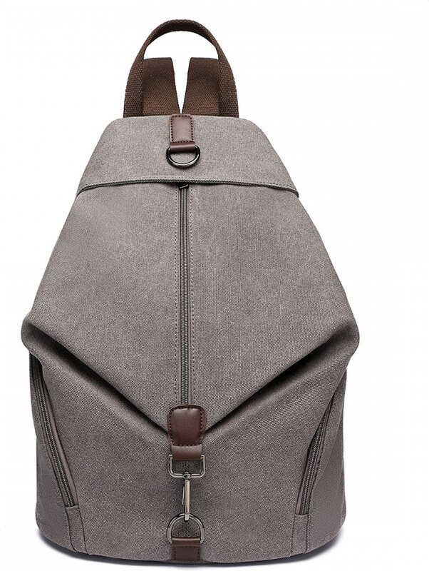 Kono plátěný batoh canvas 10 l šedý EB2044