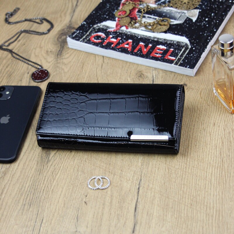 Dámská kožená peněženka Gregorio BC-106 černá