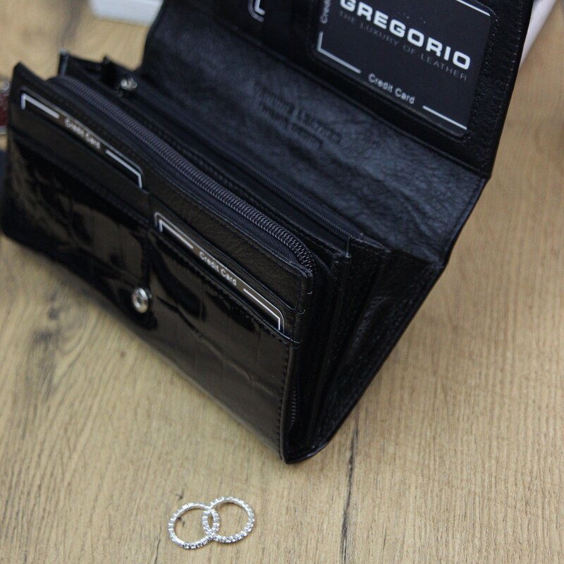 Dámská kožená peněženka Gregorio BC-106 černá