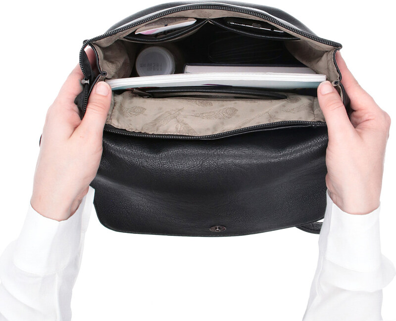 Městský batoh ze syntetické kůže Tangerin modrá 8006 SM