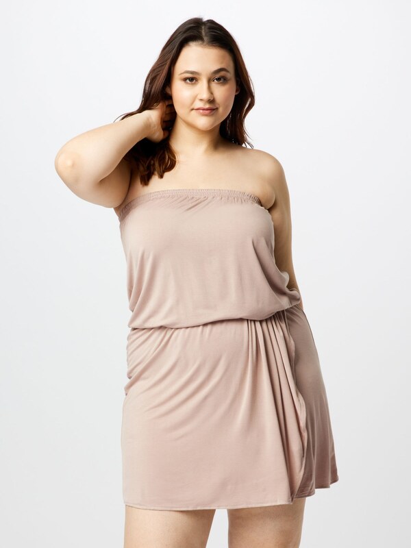 Urban Classics Šaty starorůžová