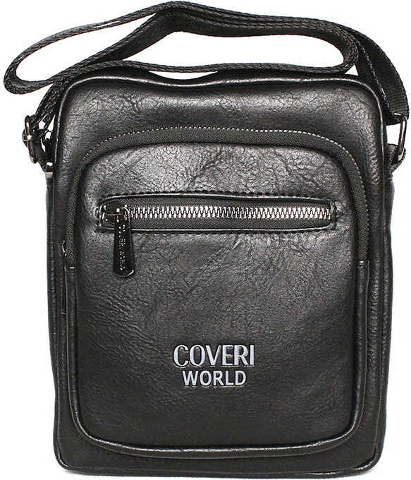 Pánská pevnější crossbody taška Coveri World CW2180 černá | KabelkyproVas.cz