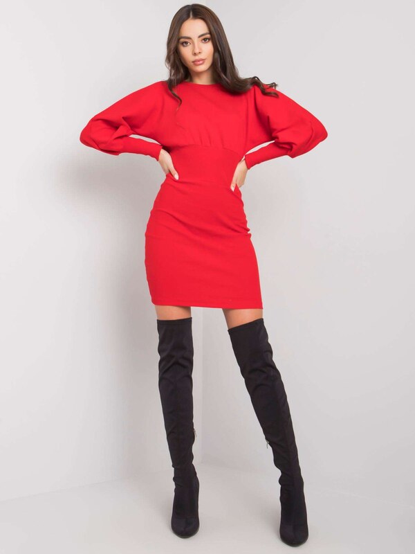 RUE PARIS Dress-RV-SK-6079.65-Red