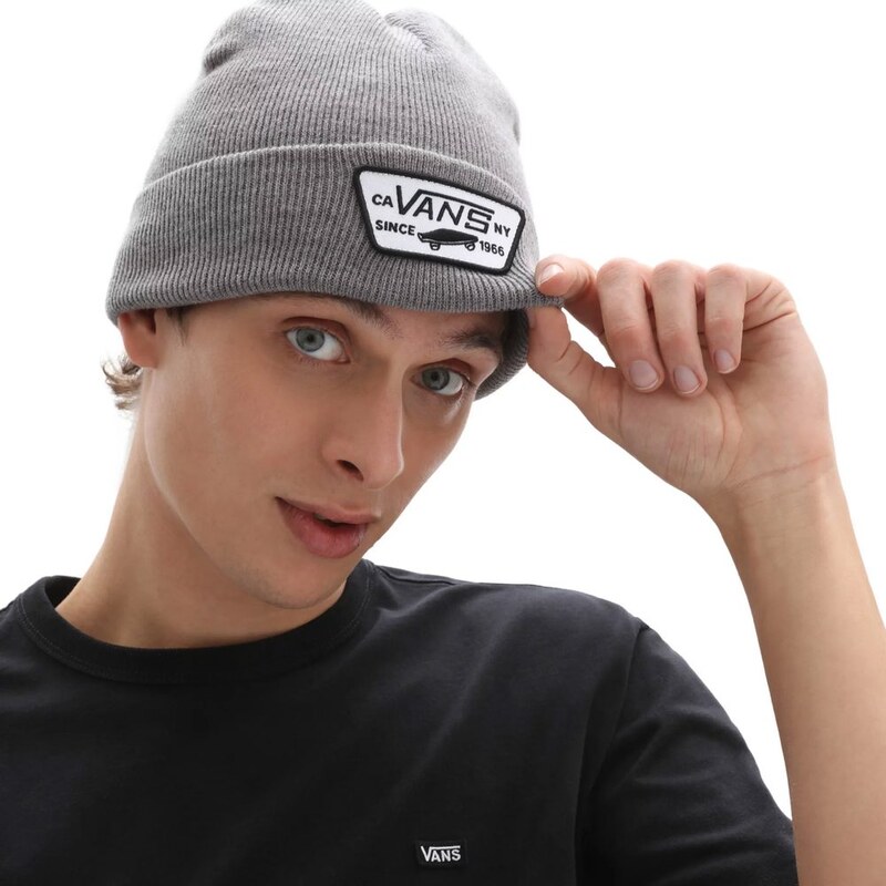 VANS MN MILFORD BEANIE, heather grey