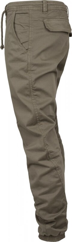 URBAN CLASSICS Stretch Jogging Pants - olive