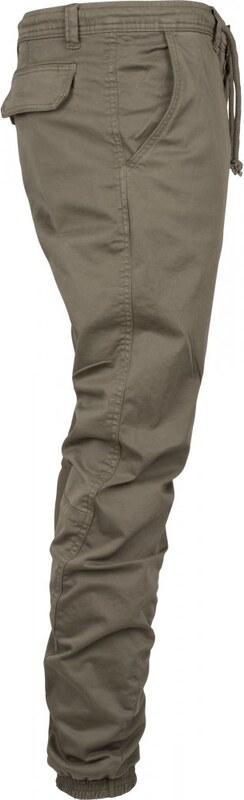 URBAN CLASSICS Stretch Jogging Pants - olive