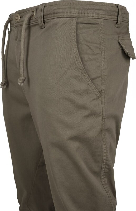 URBAN CLASSICS Stretch Jogging Pants - olive