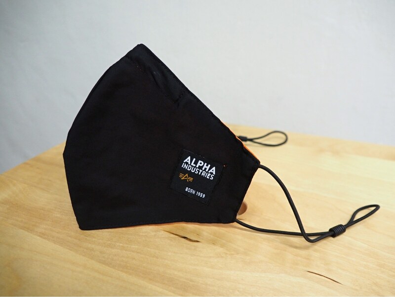 Alpha Industries Rouška Label Face Mask černá