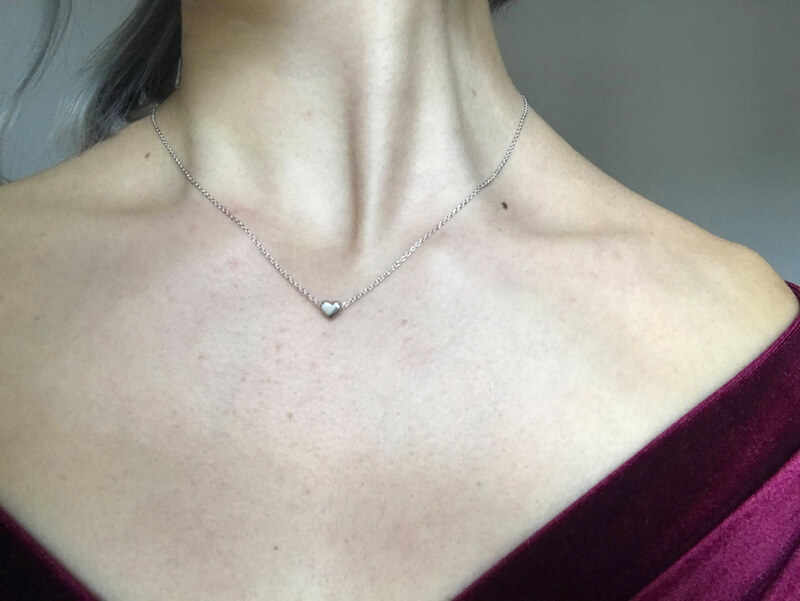 Olivie Stříbrný náhrdelník SRDÍČKO 4687