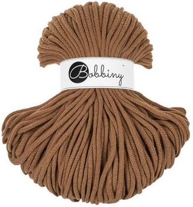 Bavlněná šňůra Bobbiny Premium 5 mm - caramel
