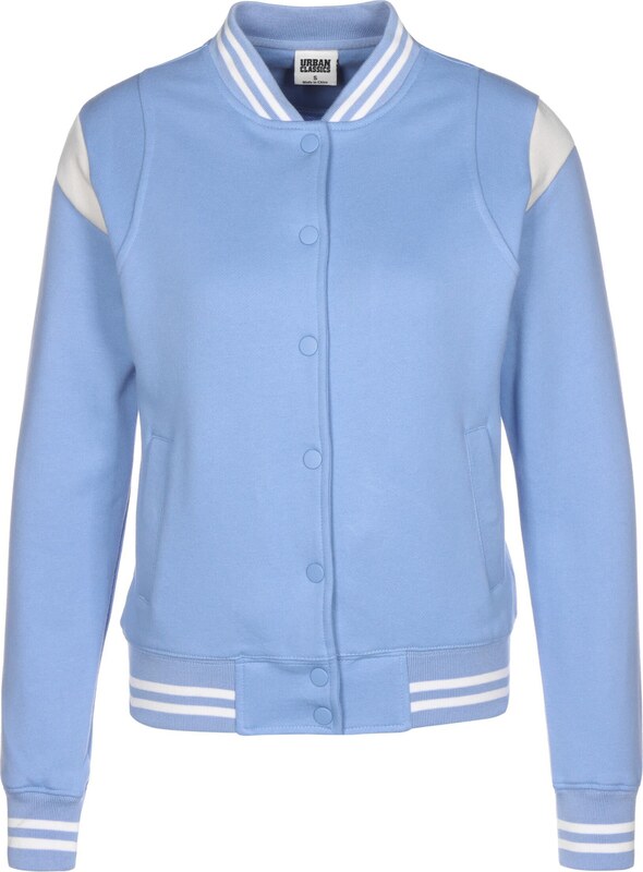 Urban Classics Mikina světlemodrá / bílá