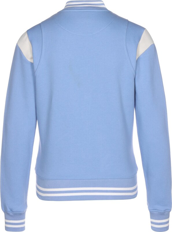 Urban Classics Mikina světlemodrá / bílá