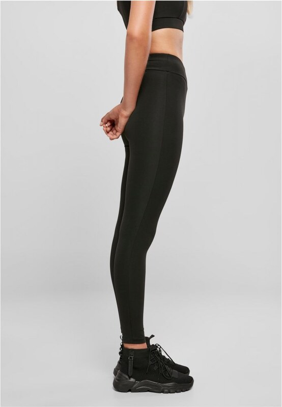 Dámské legíny Urban Classics Recycled High Waist - černé