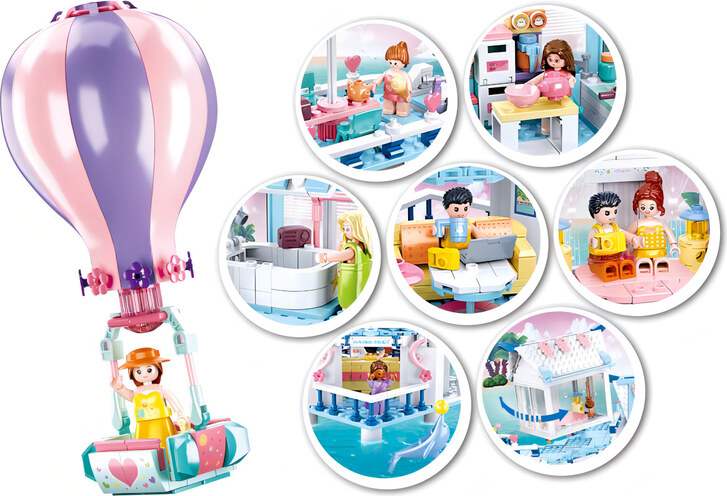 Plovoucí vila s bazénem Sluban