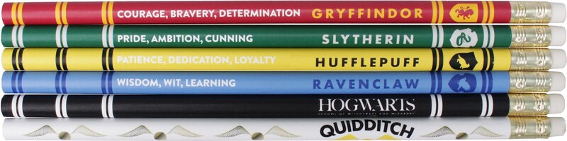 Half Moon Bay Sada tužek Harry Potter - Fakulty 6 ks