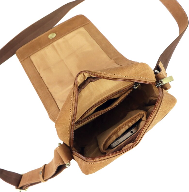 Pánská kožená taška Andreas H1402 camel